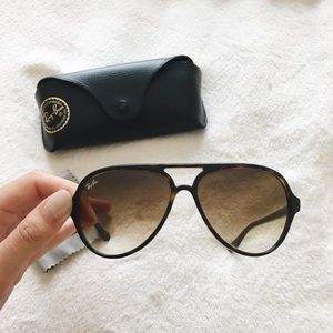 Ray Ban Kay 5000 Brown Tortoise Shell Sunglasses
